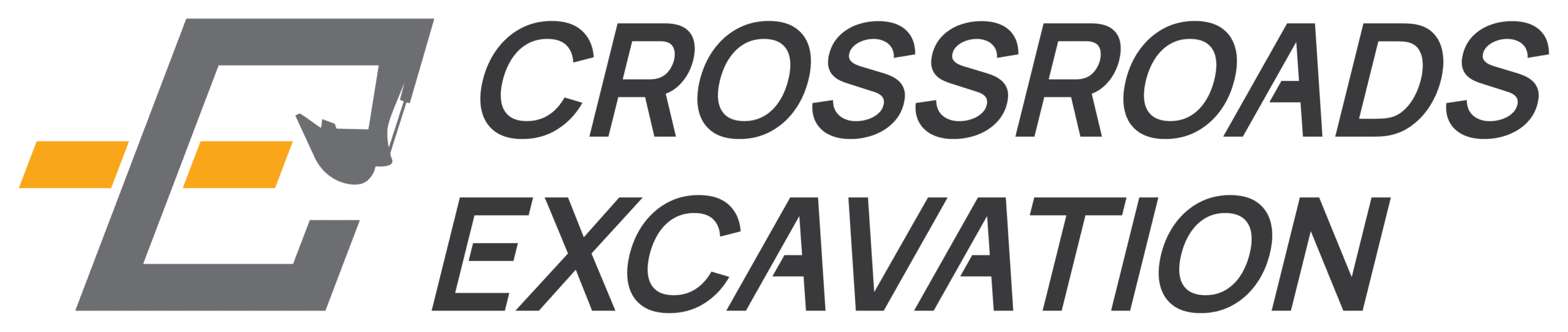 Crossroads Excavation - Horizontal Logo - Color